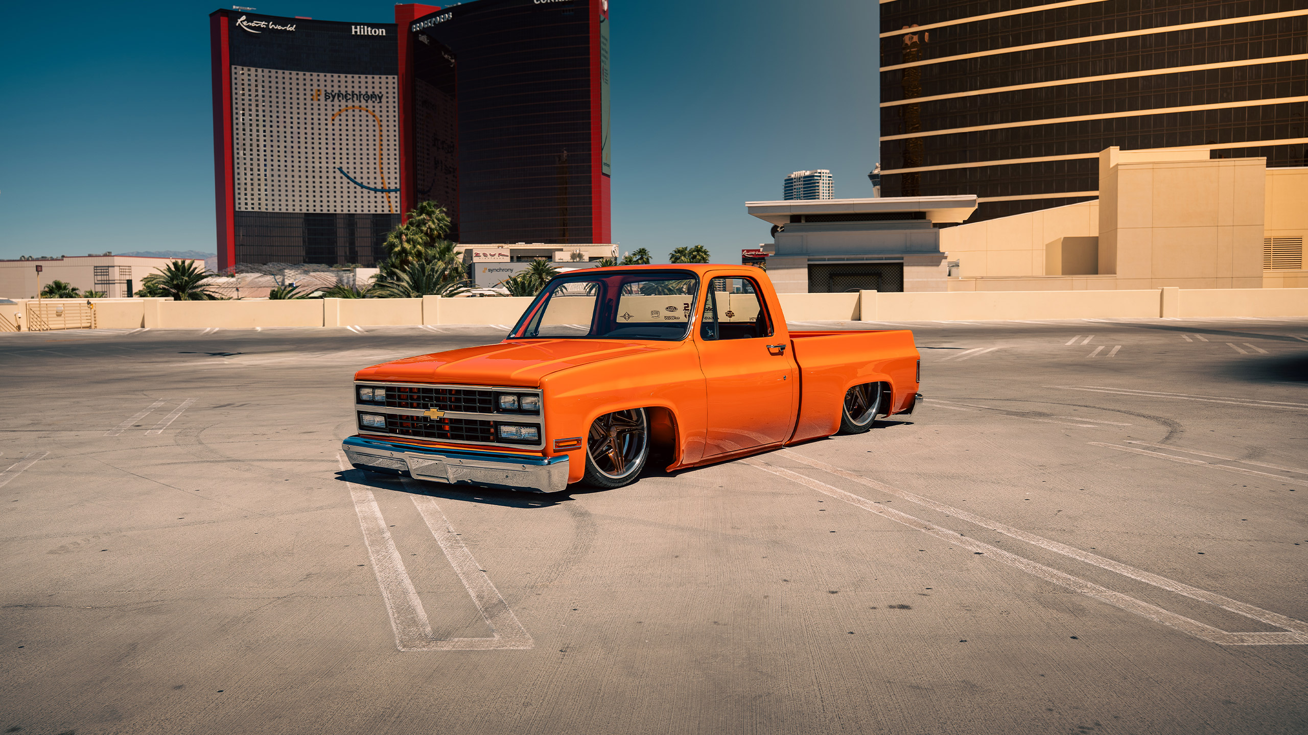 1973 orange chevy c10 las vegas
