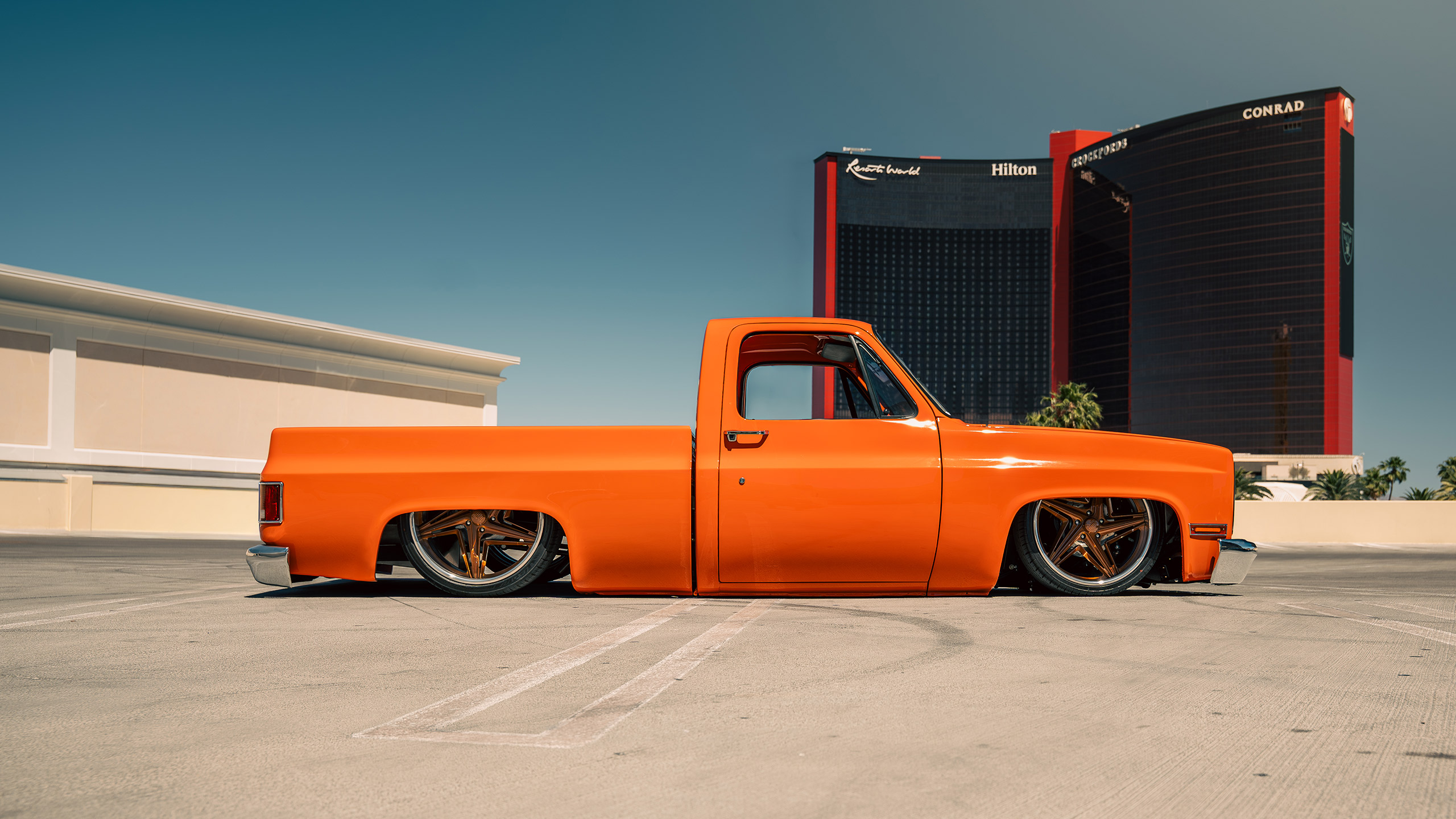 1973 orange chevy c10 las vegas