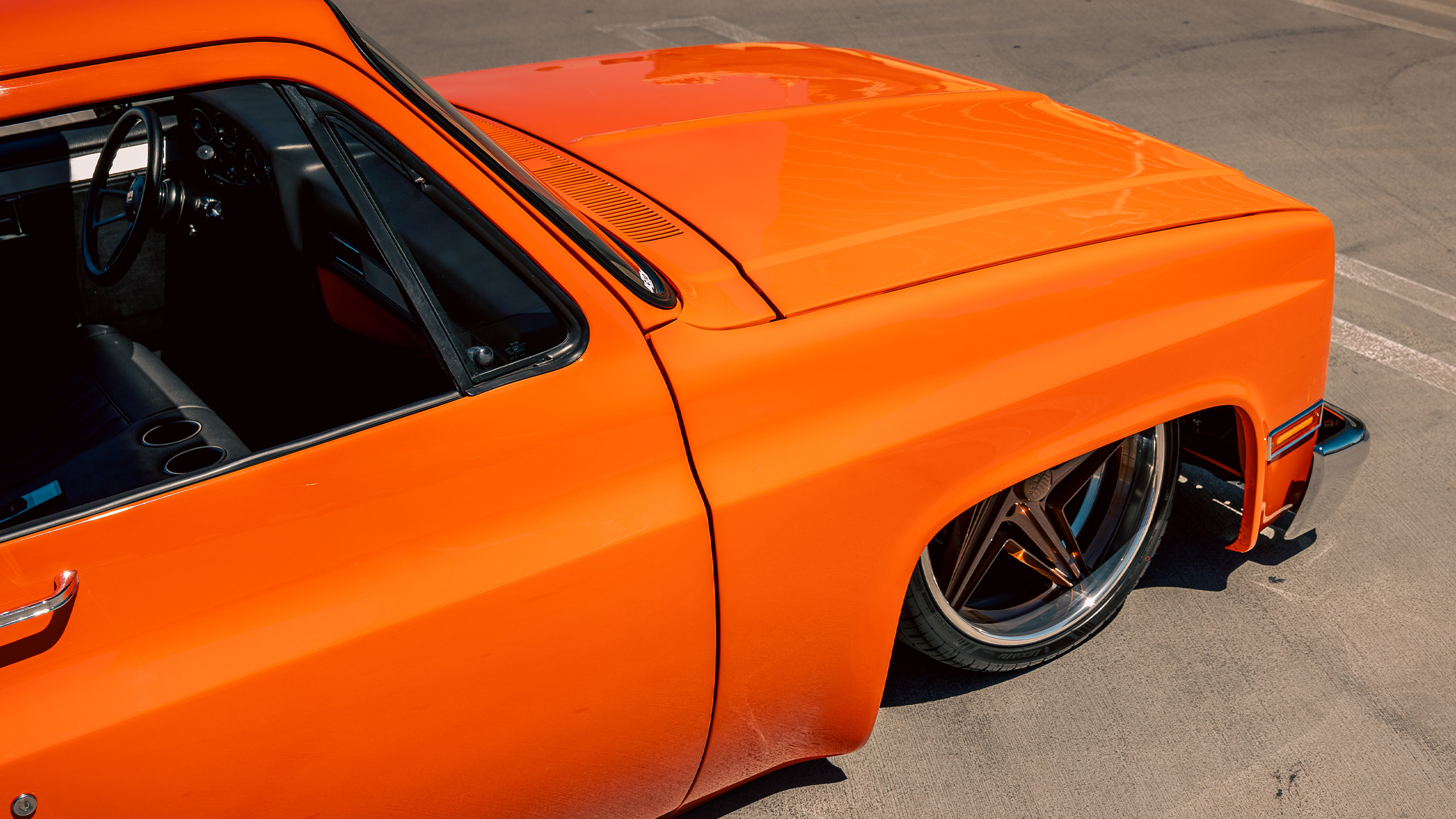 1973 orange chevy c10 las vegas