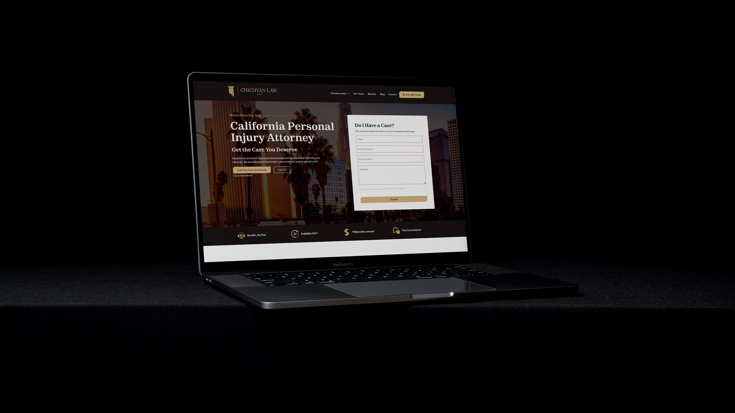 chichyan law website mock