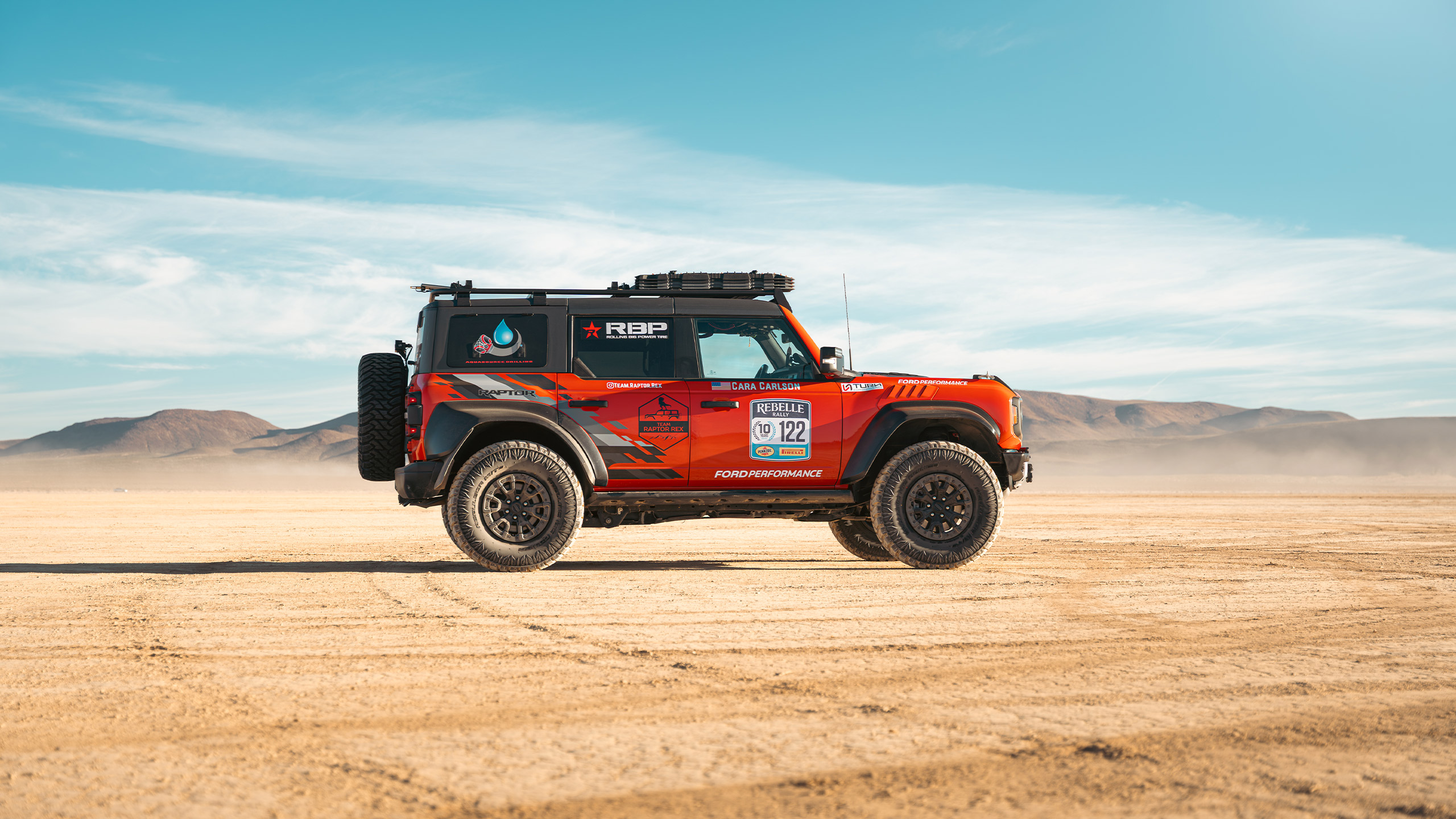 ford bronco raptor rally truck