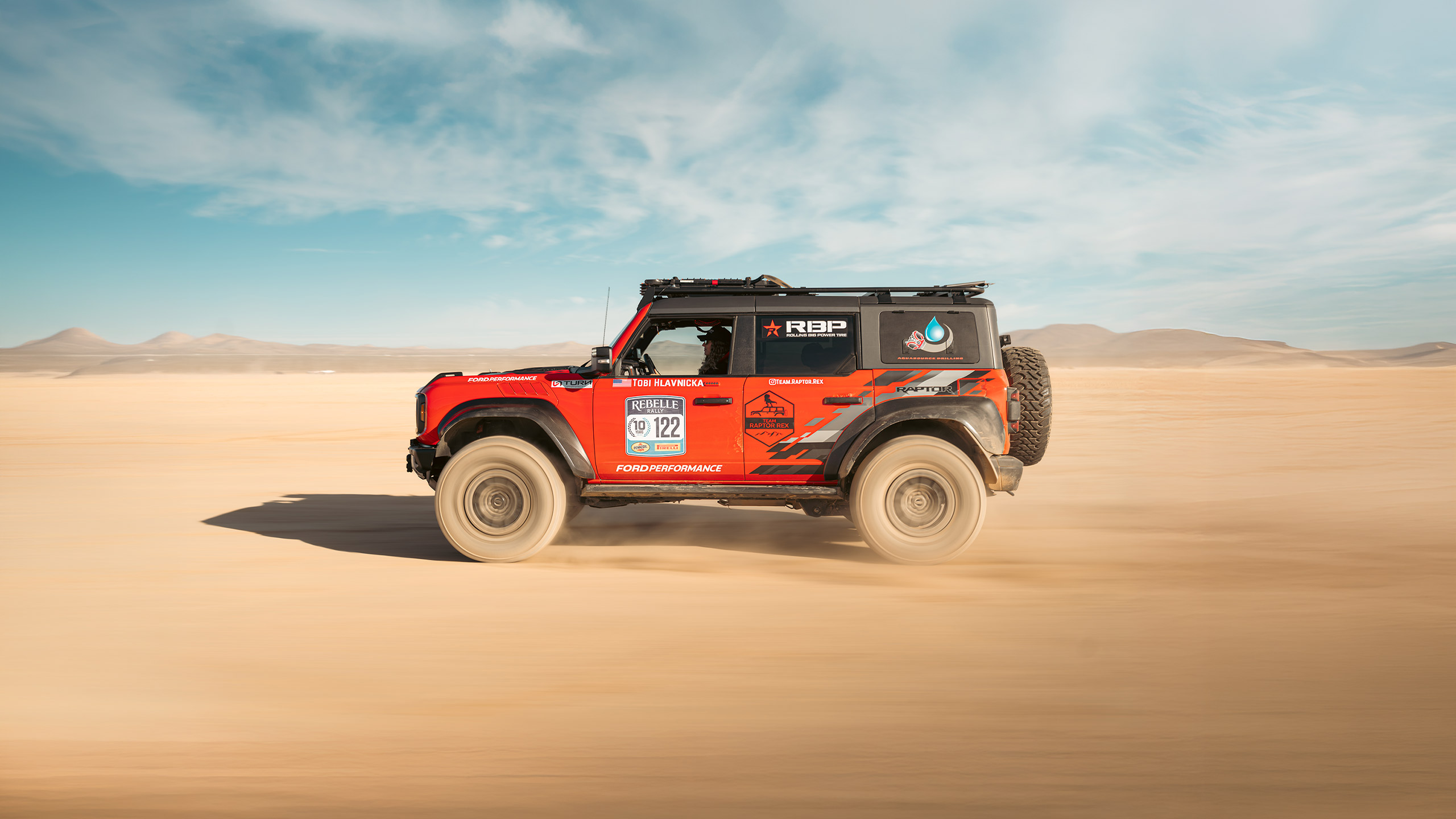 ford bronco raptor rally truck