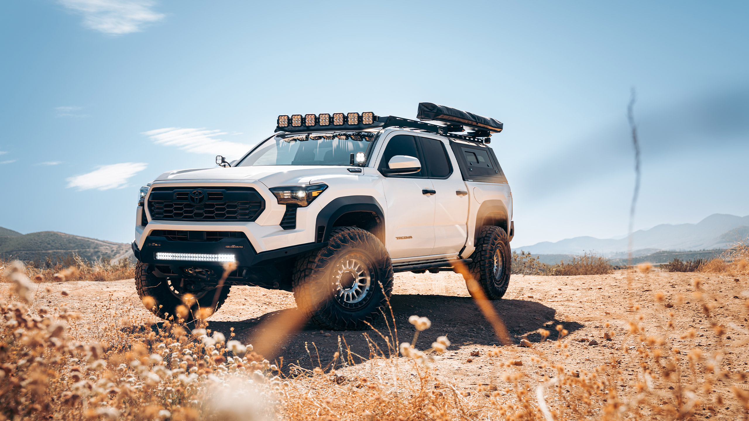 gen 4 white toyota tacoma
