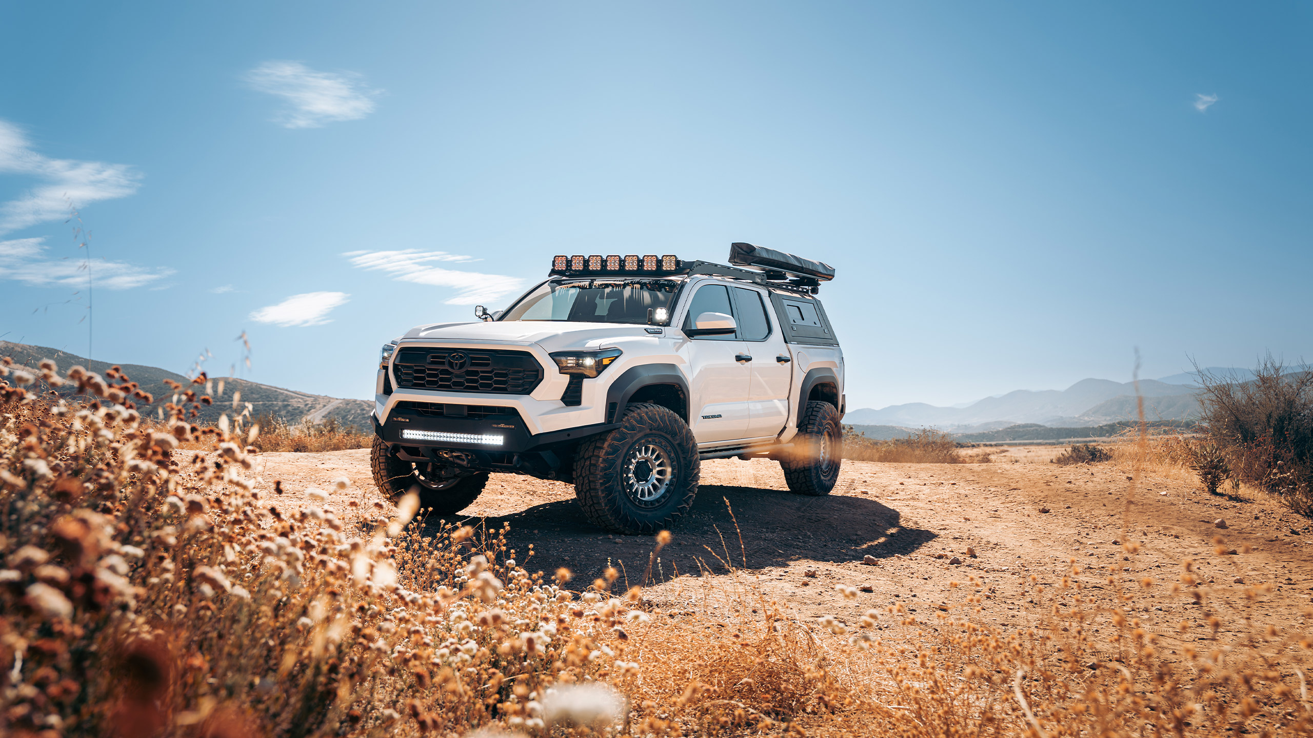 gen 4 white toyota tacoma