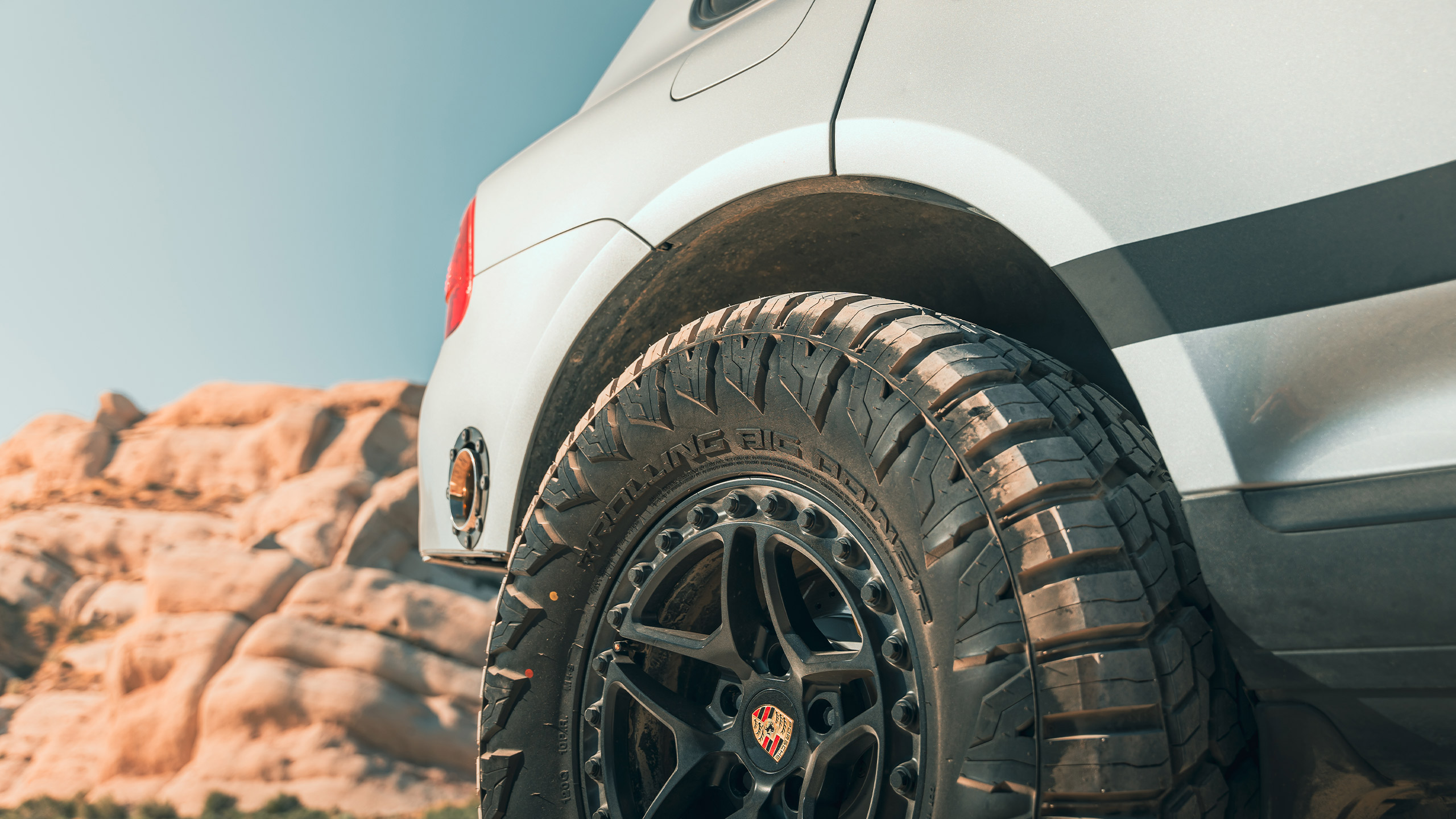 silver porsche cayenne s overland