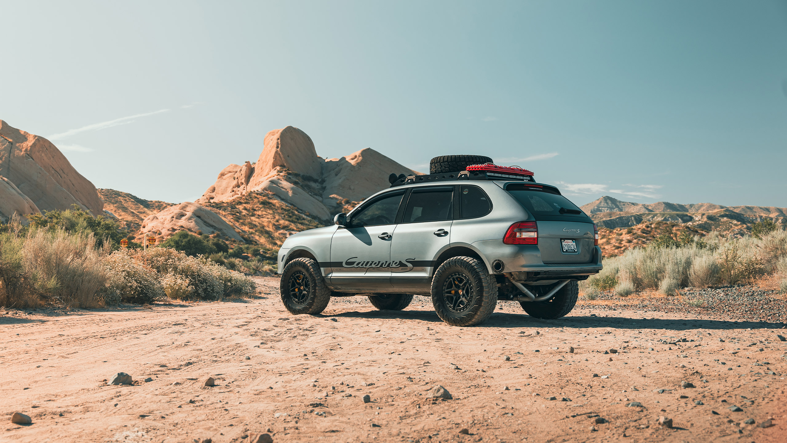 silver porsche cayenne s overland