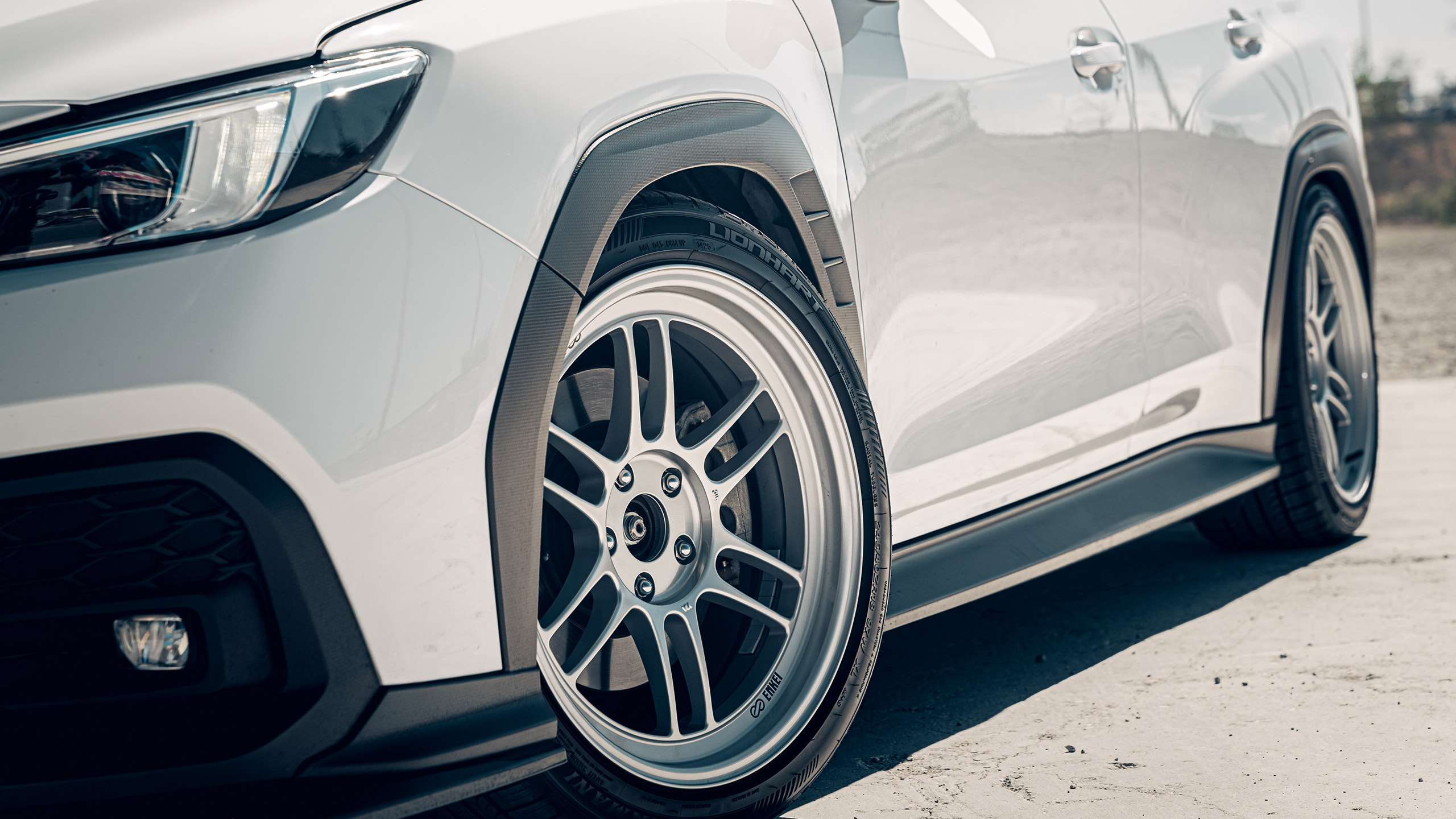 white vb subaru wrx long beach port